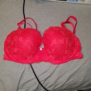 Red Victoria's Secret Dream Angels Bra